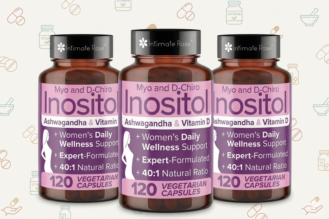 INOSITOL INTIMATE ROSE KIT DE 3 FRASCOS CON 120 CÁPSULAS
