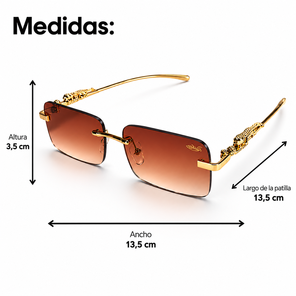 400 UV ☀️ Gafas Jaguar Rimless