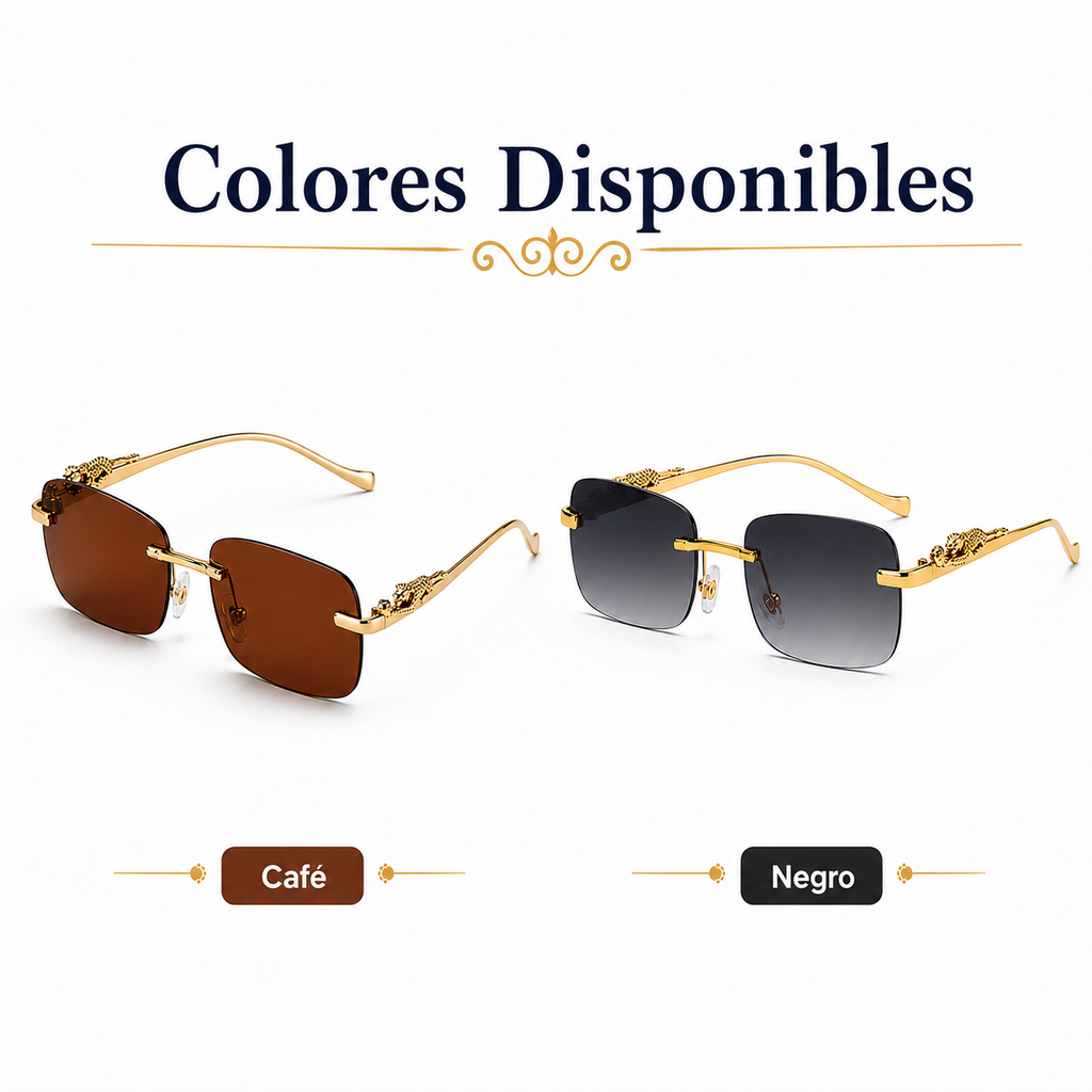 400 UV ☀️ Gafas Jaguar Rimless